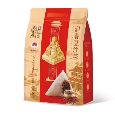 真空潤香豆沙粽500克（5只）